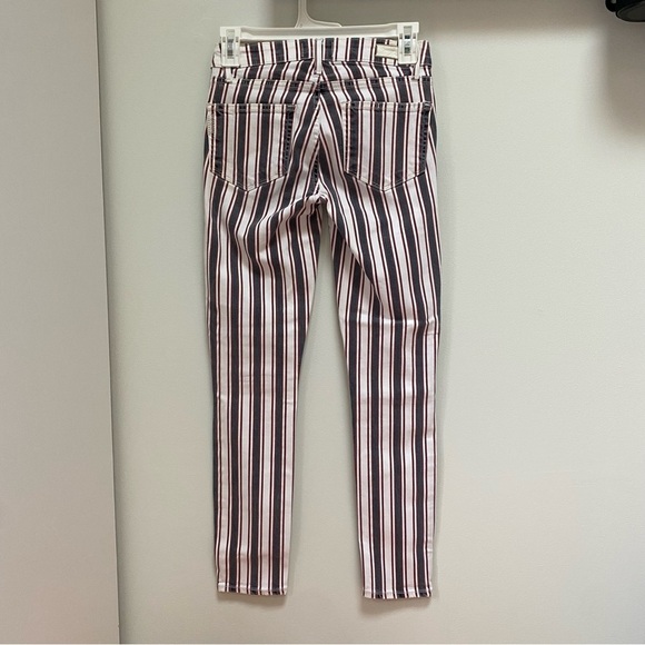 Paige Denim Verdugo ankle skinny striped jeans size 24 - Picture 3 of 5